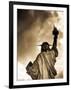 USA, New York, Statue of Liberty-Alan Copson-Framed Photographic Print