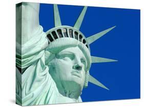 USA, New York, Statue of Liberty-Alan Copson-Stretched Canvas