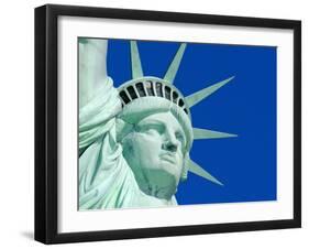 USA, New York, Statue of Liberty-Alan Copson-Framed Photographic Print