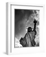 USA, New York, Statue of Liberty-Alan Copson-Framed Photographic Print