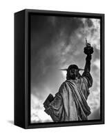 USA, New York, Statue of Liberty-Alan Copson-Framed Stretched Canvas