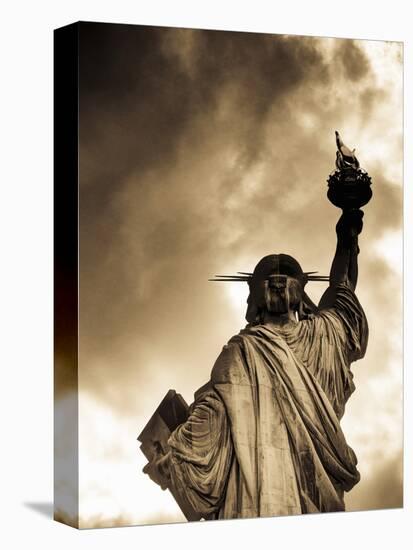 USA, New York, Statue of Liberty-Alan Copson-Stretched Canvas