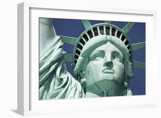 Usa, New York, Statue of Liberty-kropic-Framed Photographic Print