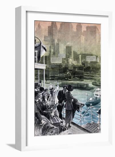 USA, New York-Andre Castaigne-Framed Art Print