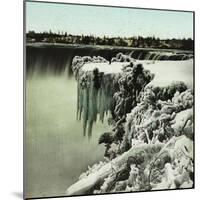 Usa,-Niagara Falls, Snow Effects at Table Rock-Leon, Levy et Fils-Mounted Photographic Print