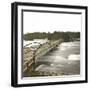 Usa,-Niagara Falls, the Bridge Above the Rapids-Leon, Levy et Fils-Framed Photographic Print