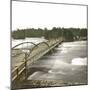 Usa,-Niagara Falls, the Bridge Above the Rapids-Leon, Levy et Fils-Mounted Premium Photographic Print