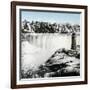 Usa- Niagara Falls, the Terrapine Tower in Winter-Leon, Levy et Fils-Framed Photographic Print