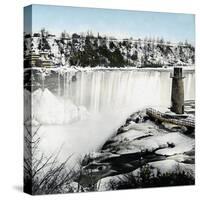 Usa- Niagara Falls, the Terrapine Tower in Winter-Leon, Levy et Fils-Stretched Canvas