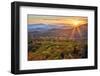 USA, North Carolina, Blue Ridge Parkway. Autumn sunset from Beacon Heights-Ann Collins-Framed Photographic Print