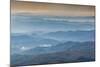 USA, North Carolina, Grandfather Mountain State Park, View of the Blue Ridge Mountains-Walter Bibikow-Mounted Photographic Print