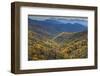 USA, North Carolina, Great Smoky Mountains National Park, Autumn Panorama from Newfound Gap-Walter Bibikow-Framed Photographic Print