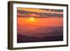 USA, North Carolina, Great Smoky Mountains National Park. Autumn sunset from Clingmans Dome-Ann Collins-Framed Photographic Print