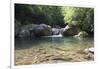 USA, North Carolina, Great Smoky Mountains National Park. Big Creek Trail. Midnight Hole-Trish Drury-Framed Photographic Print