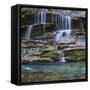 USA, North Carolina, Great Smoky Mountains. Scenic of Tom Branch Falls.-Jaynes Gallery-Framed Stretched Canvas
