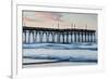 USA, North Carolina, Sunset Beach. Pier at dawn.-Jaynes Gallery-Framed Photographic Print