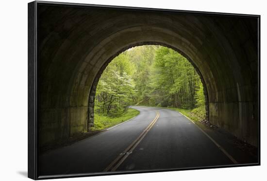 USA, North Carolina. Tunnel on the Blue Ridge Parkway-Jaynes Gallery-Framed Photographic Print