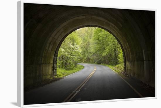USA, North Carolina. Tunnel on the Blue Ridge Parkway-Jaynes Gallery-Framed Photographic Print