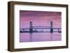 USA, North Carolina, Wilmington, Cape Fear Memorial Bridge-Walter Bibikow-Framed Photographic Print