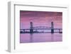 USA, North Carolina, Wilmington, Cape Fear Memorial Bridge-Walter Bibikow-Framed Photographic Print