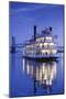 USA, North Carolina, Wilmington, River Boats on the Cape Fear River-Walter Bibikow-Mounted Photographic Print