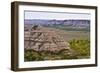 USA, North Dakota, Medora. Theodore Roosevelt National Park, North Unit, Oxbow Overlook-Bernard Friel-Framed Photographic Print