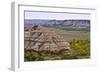 USA, North Dakota, Medora. Theodore Roosevelt National Park, North Unit, Oxbow Overlook-Bernard Friel-Framed Photographic Print