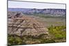 USA, North Dakota, Medora. Theodore Roosevelt National Park, North Unit, Oxbow Overlook-Bernard Friel-Mounted Photographic Print