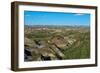 USA, North Dakota, Medora. Theodore Roosevelt National Park, South Unit, Badlands Overlook-Bernard Friel-Framed Photographic Print