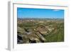 USA, North Dakota, Medora. Theodore Roosevelt National Park, South Unit, Badlands Overlook-Bernard Friel-Framed Photographic Print