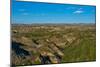 USA, North Dakota, Medora. Theodore Roosevelt National Park, South Unit, Badlands Overlook-Bernard Friel-Mounted Photographic Print