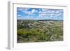 USA, North Dakota, Medora. Theodore Roosevelt National Park, South Unit, Painted Canyon Overlook-Bernard Friel-Framed Photographic Print