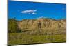 USA, North Dakota, Medora. Theodore Roosevelt National Park, South Unit, Scenic Loop Drive-Bernard Friel-Mounted Photographic Print