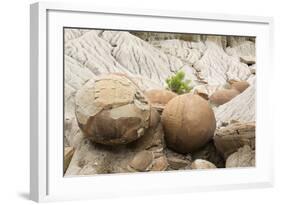 USA, North Dakota, Theodore Roosevelt NP, Cannonball Concretions.-Jamie & Judy Wild-Framed Photographic Print