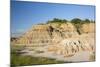USA, North Dakota, Theodore Roosevelt NP, Eroded clay formations.-Jamie & Judy Wild-Mounted Photographic Print