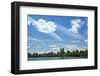 USA, NY, New York City. Central Park Reservoir and cityscape on the South and West side of the Park-Michele Molinari-Framed Photographic Print