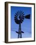 USA, Oklahoma, Elk City, Vintage Farm Windmills-Walter Bibikow-Framed Photographic Print