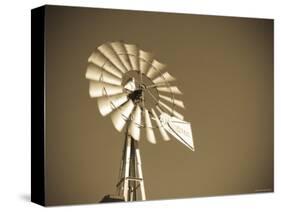 USA, Oklahoma, Windpumps and Windmill-Alan Copson-Stretched Canvas