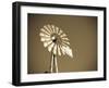 USA, Oklahoma, Windpumps and Windmill-Alan Copson-Framed Photographic Print