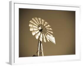 USA, Oklahoma, Windpumps and Windmill-Alan Copson-Framed Photographic Print