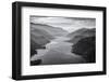 USA, Oregon, Aerial Landscape Looking West Down the Columbia Gorge-Rick A Brown-Framed Photographic Print