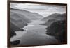 USA, Oregon, Aerial Landscape Looking West Down the Columbia Gorge-Rick A Brown-Framed Premium Photographic Print