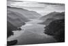 USA, Oregon, Aerial Landscape Looking West Down the Columbia Gorge-Rick A Brown-Mounted Premium Photographic Print