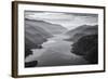 USA, Oregon, Aerial Landscape Looking West Down the Columbia Gorge-Rick A Brown-Framed Photographic Print