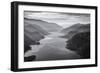 USA, Oregon, Aerial Landscape Looking West Down the Columbia Gorge-Rick A Brown-Framed Photographic Print