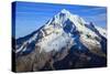USA, Oregon, Aerial Landscape of Mt. Hood-Rick A Brown-Stretched Canvas