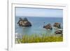 USA, Oregon. Arch Rock Lookout on Pacific Ocean shoreline.-Jaynes Gallery-Framed Photographic Print