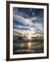 USA, Oregon, Bandon Beach. Face Rock and Sea Stacks at Twilight-Jaynes Gallery-Framed Photographic Print