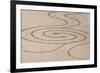 USA, Oregon, Bandon Beach. Geometric drawings in the sand.-Tom Haseltine-Framed Photographic Print