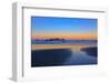 USA, Oregon, Bandon. Beach moonset at sunrise.-Jaynes Gallery-Framed Photographic Print